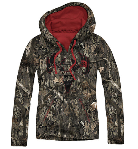 Black Antler Crush Hoodie Ladies